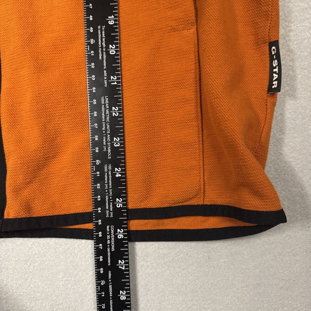 G-Star Men`s MED Lightweight Logo Tape Zip Through Sweater Logo Tape Sleeve Hits - Picture 9 of 11